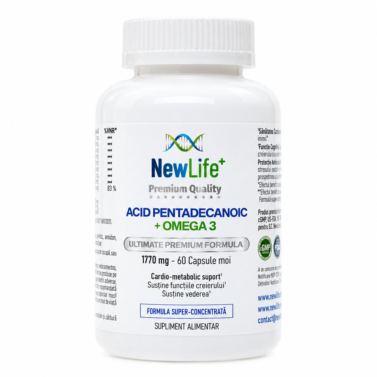 Acid Pentadecanoic + Omega 3